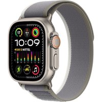 Apple Watch Ultra 2 LTE 49mm Titanium Trail Loop Grün/Grau M/L MRF43FD/A von Apple