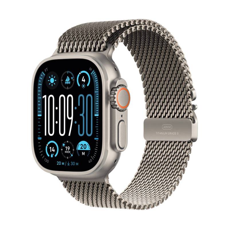 Apple Watch Ultra 2 Natur Titanium Milanese Loop Natur M 2024 GPS + Cellular 49mm von Apple