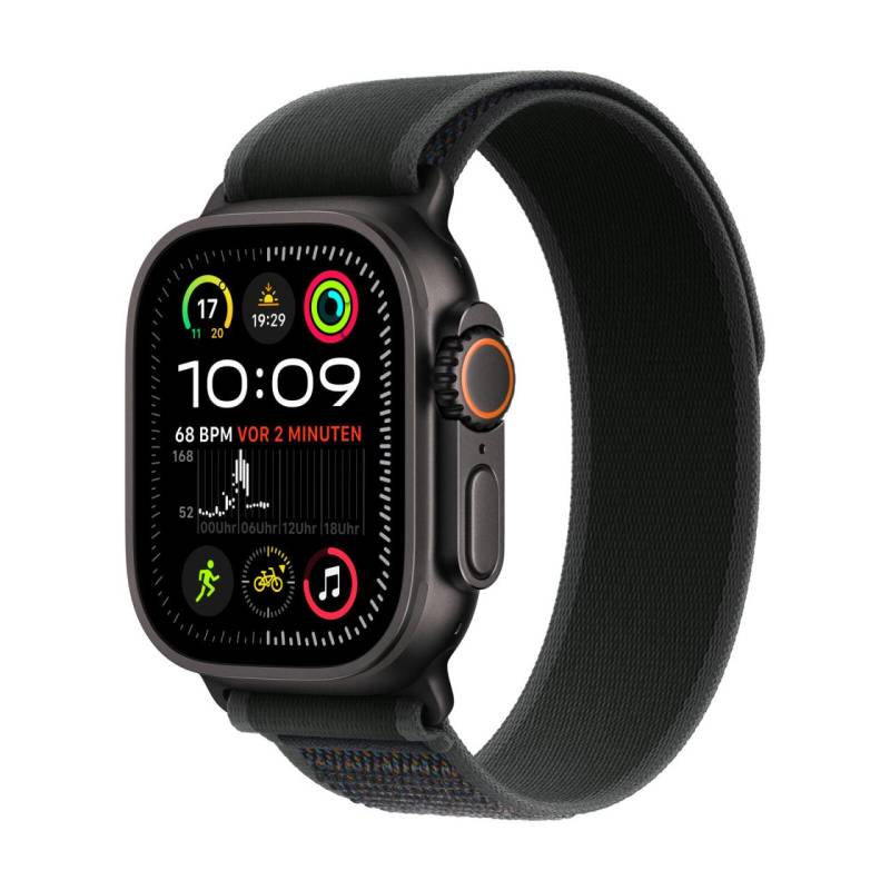 Apple Watch Ultra 2 Titanium (Cellular) 49mm Titaniumgehäuse schwarz, Trail L... von Apple