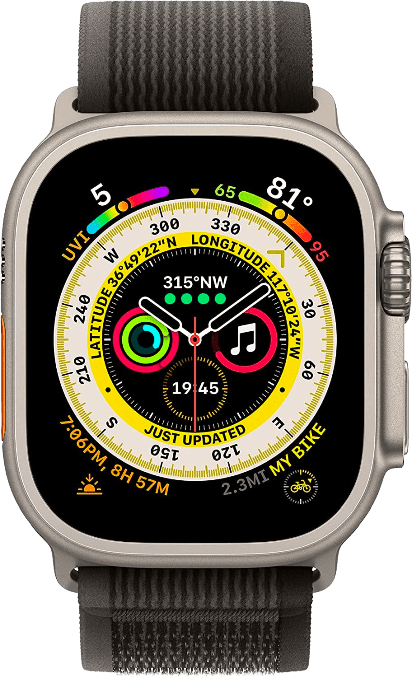 Apple Watch Ultra GPS + Cellular, Titangehäuse, 49 mm von Apple
