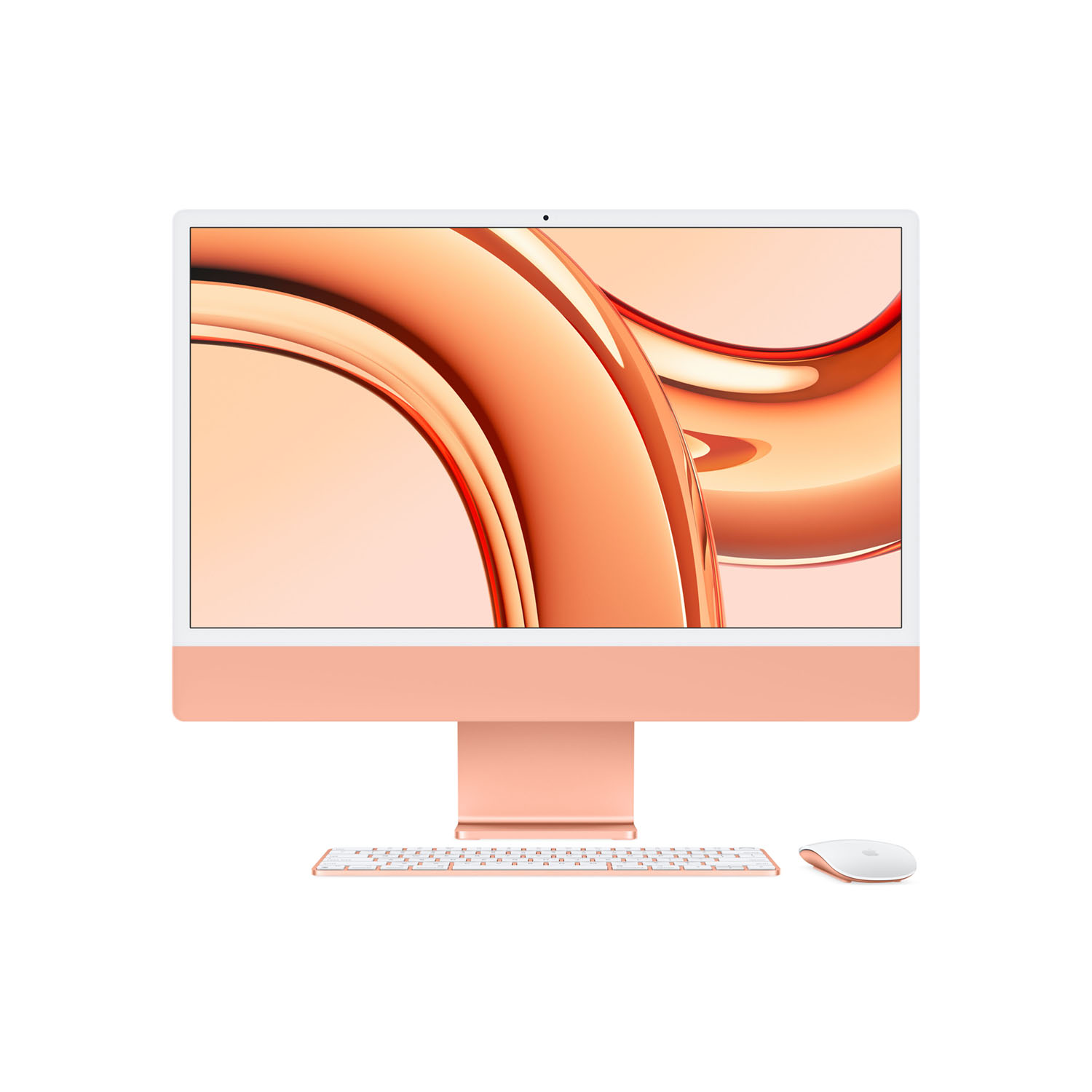 Apple iMac 24'' M3 8-Core CPU 10-Core GPU - 512GB - 8GB Orange - 2023 von Apple