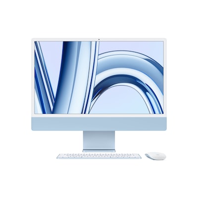 Apple iMac 24" Retina 4,5K 2023 M3/16/1TB 10C GPU Blau MT BTO von Apple