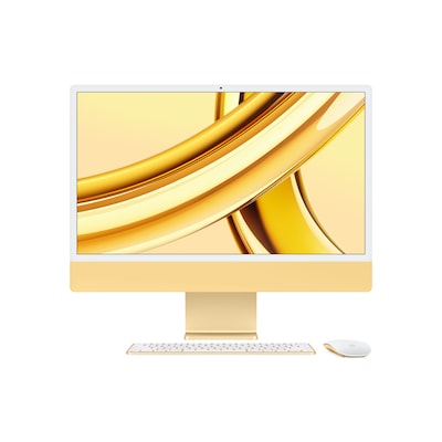 Apple iMac 24" Retina 4,5K 2023 M3/16/512GB 10C GPU Gelb MM+MT Num BTO von Apple