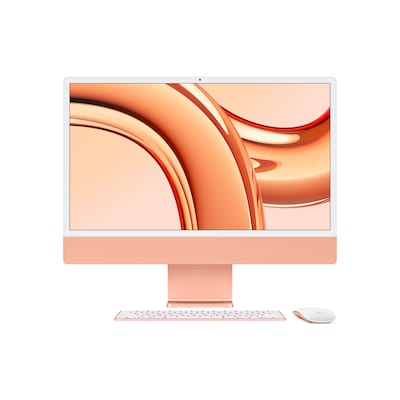 Apple iMac 24" Retina 4,5K 2023 M3/24/2TB 10C GPU Orange BTO von Apple