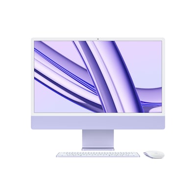 Apple iMac 24" Retina 4,5K 2023 M3/8/256GB 10C GPU Violett BTO von Apple