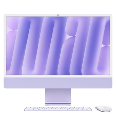 Apple iMac 24" Retina 4,5K 2024 M4/24/1TB 8C GPU Violett BTO von Apple