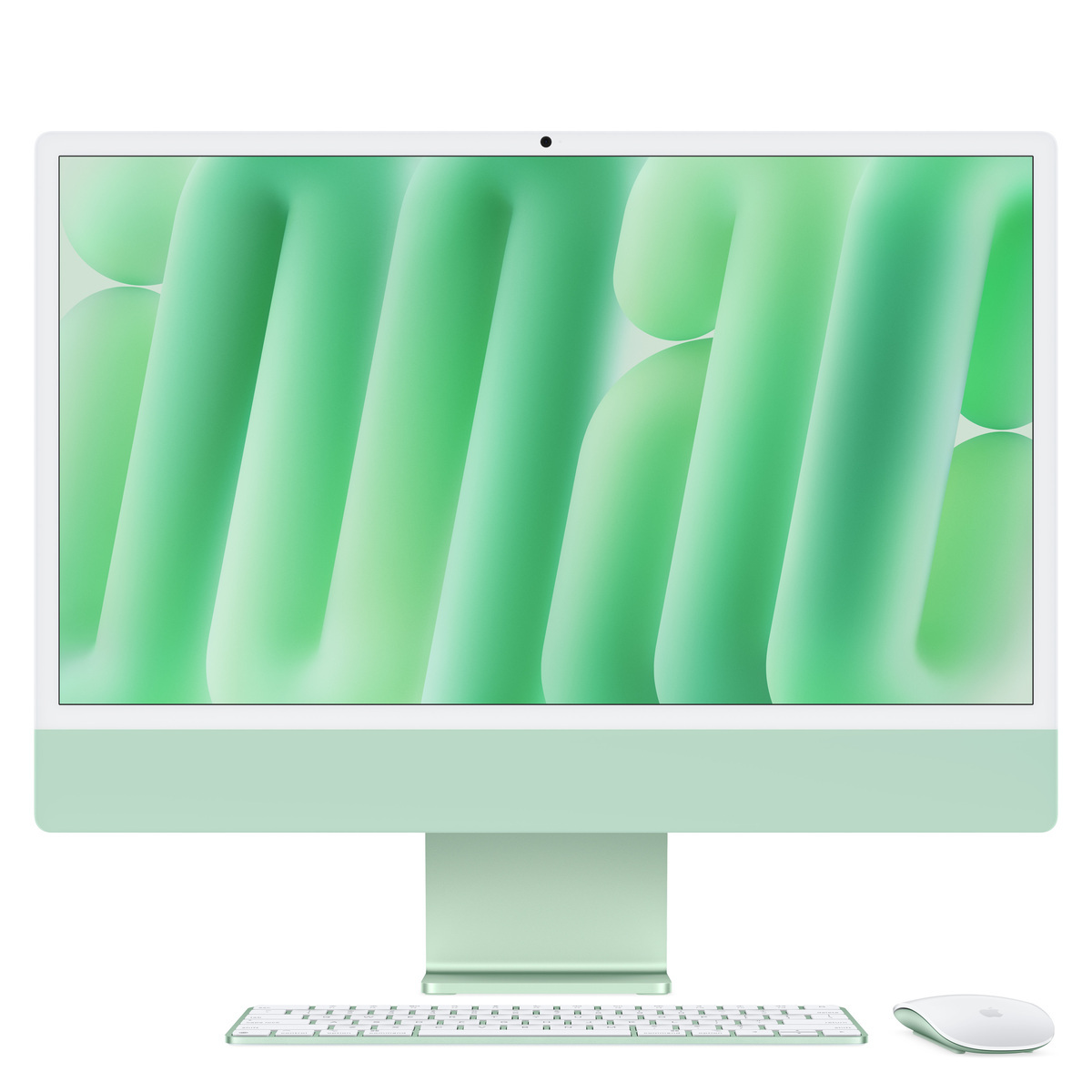 Apple iMac Grün CZ1E4-0001000 - 61cm(24‘‘) M4 8?Core CPU, 8?Core GPU, 16GB RAM, 256GB SSD, Standardglas, Magic Keyboard von Apple
