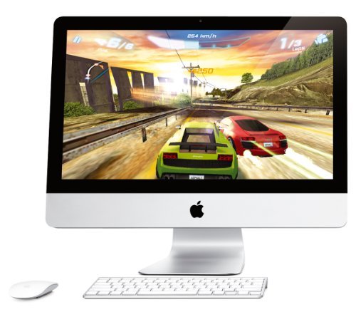 Apple iMac MC309D/A 54.6 cm (21.5 Zoll) Desktop-PC (Intel Core i5-2400S, 2,5GHz, 4GB RAM, 500GB HDD, AMD HD 6750M, DVD, Mac OS) (Generalüberholt) von Apple