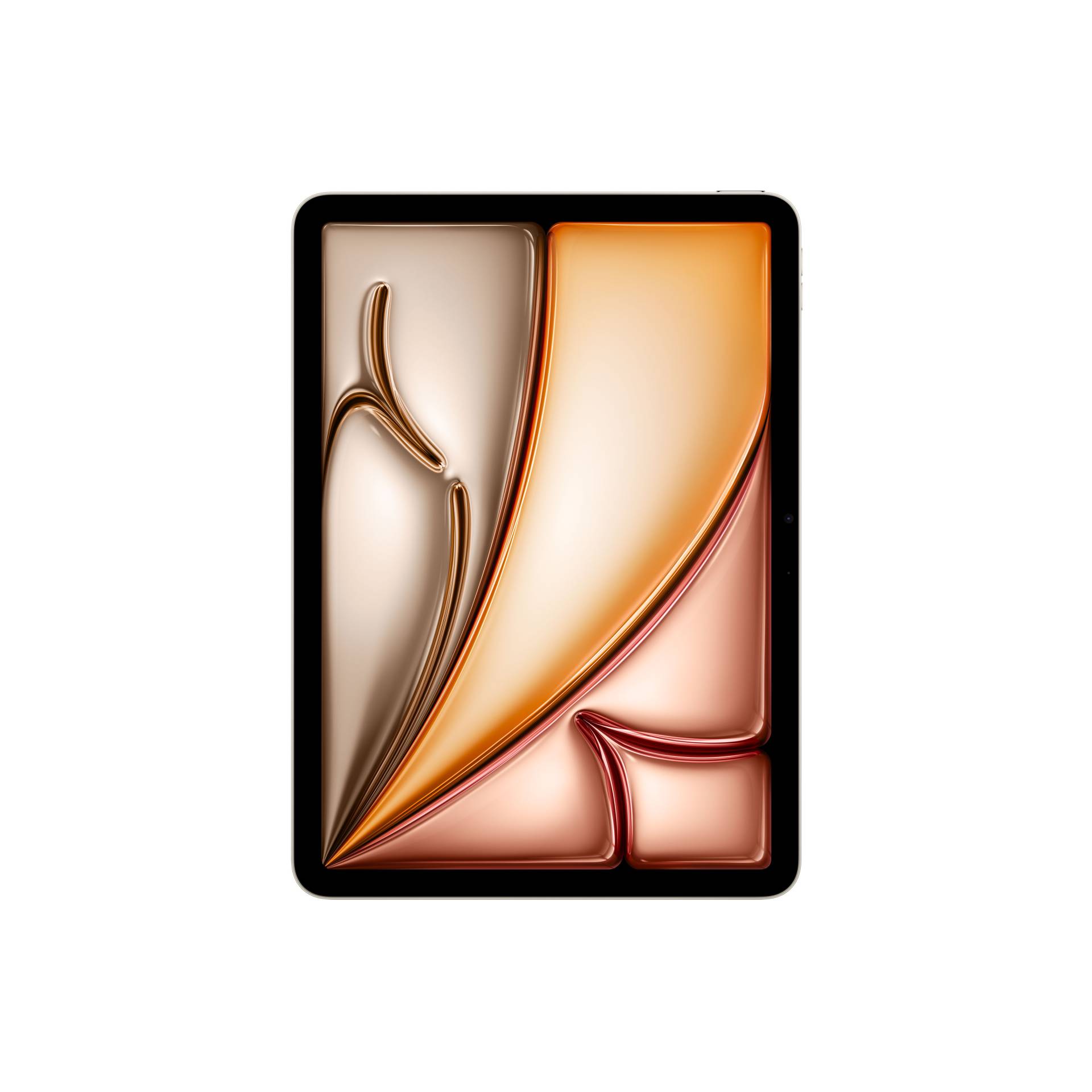 Apple 11-inch iPad Air M2 Wi-Fi - Tablet - 256GB - 27,9 cm (11) IPS (2360 x 1640) - Starlight (MUWJ3NF/A) von Apple
