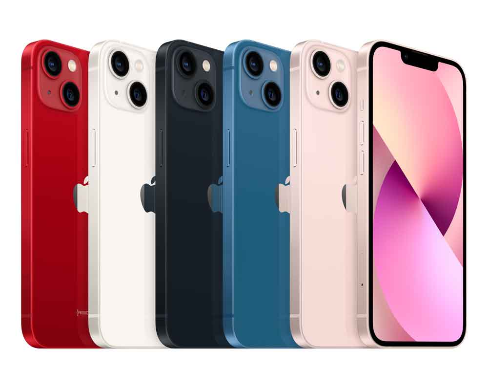 Apple iPhone 13 - Smartphone - Dual-SIM - 5G NR - 128GB - 6.1 - 2532 x 1170 Pixel (460 ppi (Pixel pro )) - Super Retina XDR Display - 2 x Rückkamera 12 MP Frontkamera - starlight (MLPG3ZD/A) von Apple