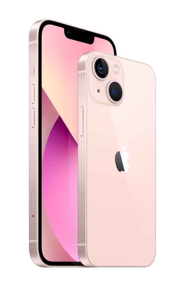 Apple iPhone 13 - Smartphone - Dual-SIM - 5G NR - 256GB - 6.1" - 2532 x 1170 Pixel (460 ppi (Pixel pro" )) - Super Retina XDR Display - 2 x R�ckkamera 12 MP Frontkamera - pink (MLQ83ZD/A) von Apple