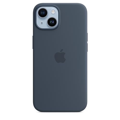 Apple iPhone 14 Silikon Case mit MagSafe - Sturmblau Apple iPhone 14 Silikon Case mit MagSafe - Sturmblau von Apple