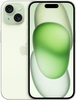 Apple iPhone 15 - 5G Smartphone - Dual-SIM / Interner Speicher 256GB - OLED-Display - 6,1 - 2556 x 1179 Pixel - 2 x Rückkamera 48 MP, 12 MP - front camera 12 MP - grün (MTPA3ZD/A) von Apple