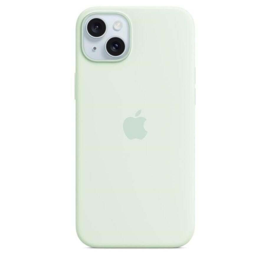 Apple iPhone 15 Plus Silikon Case mit MagSafe - Hellgrün von Apple