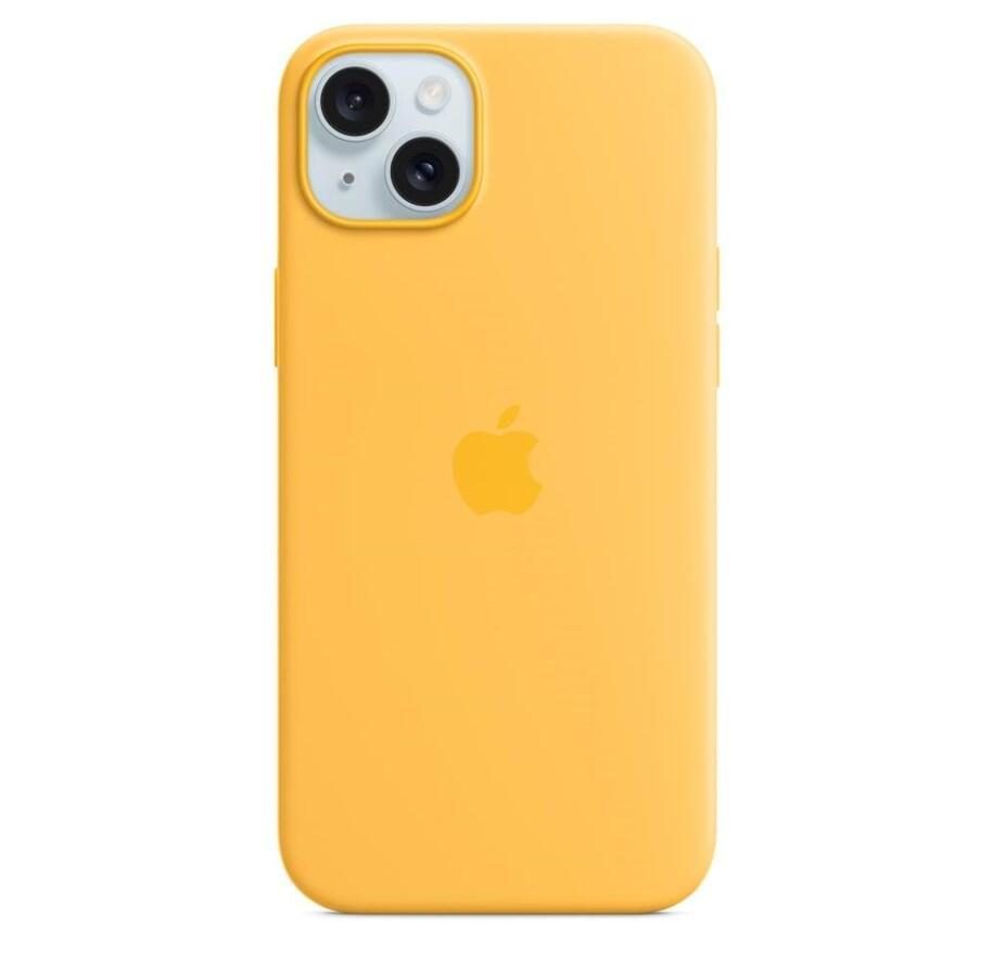 Apple iPhone 15 Plus Silikon Case mit MagSafe - Sonnenlicht Apple iPhone 15 Plus Silikon Case mit MagSafe - Sonnenlicht von Apple