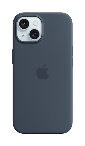 Apple iPhone 15 Plus Silikon Case mit MagSafe – Sturmblau ​​​​​​​ von Apple