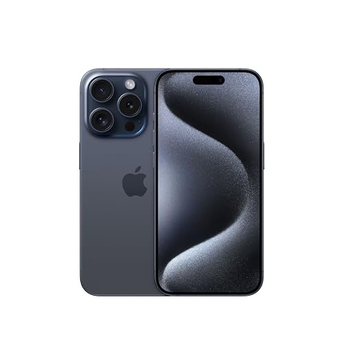 Apple iPhone 15 Pro (128 GB) - Titan Blau (Generalüberholt) von Apple