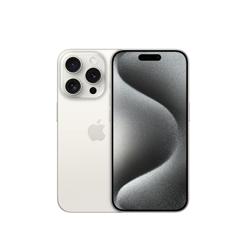Apple iPhone 15 Pro 128 GB - Titan Weiß (Generalüberholt) von Apple