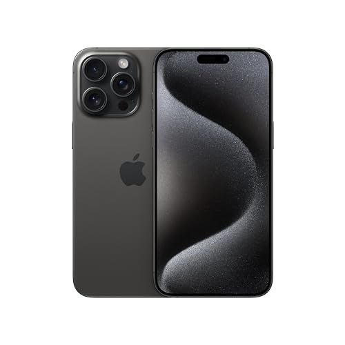 Apple iPhone 15 Pro Max 1 TB - Schwarzes Titan (Generalüberholt) von Apple