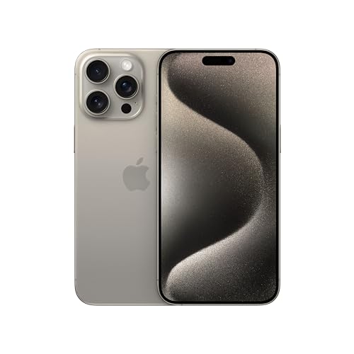Apple iPhone 15 Pro Max (256 GB) - Titan Natur (Generalüberholt) von Apple