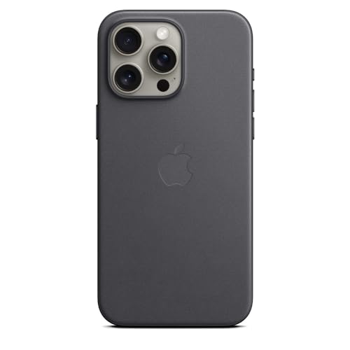 Apple iPhone 15 Pro Max Feingewebe Case mit MagSafe – Schwarz ​​​​​​​ von Apple