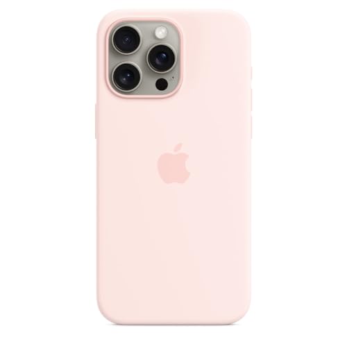 Apple iPhone 15 Pro Max Silikon Case mit MagSafe – Hellrosa ​​​​​​​ von Apple