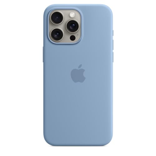 Apple iPhone 15 Pro Max Silikon Case mit MagSafe – Winterblau ​​​​​​​ von Apple