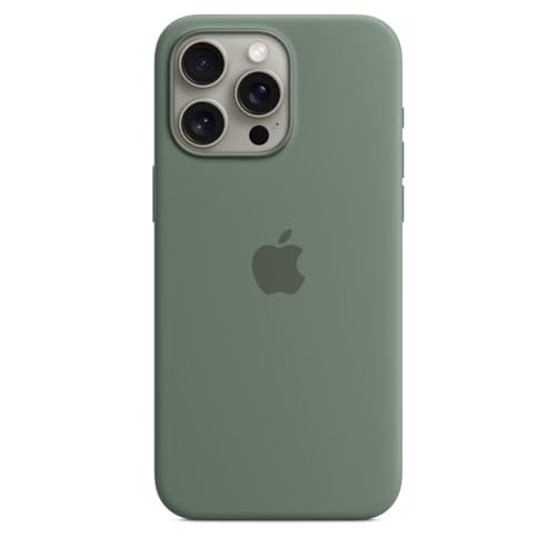 Apple iPhone 15 Pro Max Silikon Case mit MagSafe – Zypresse ​​​​​​​ von Apple