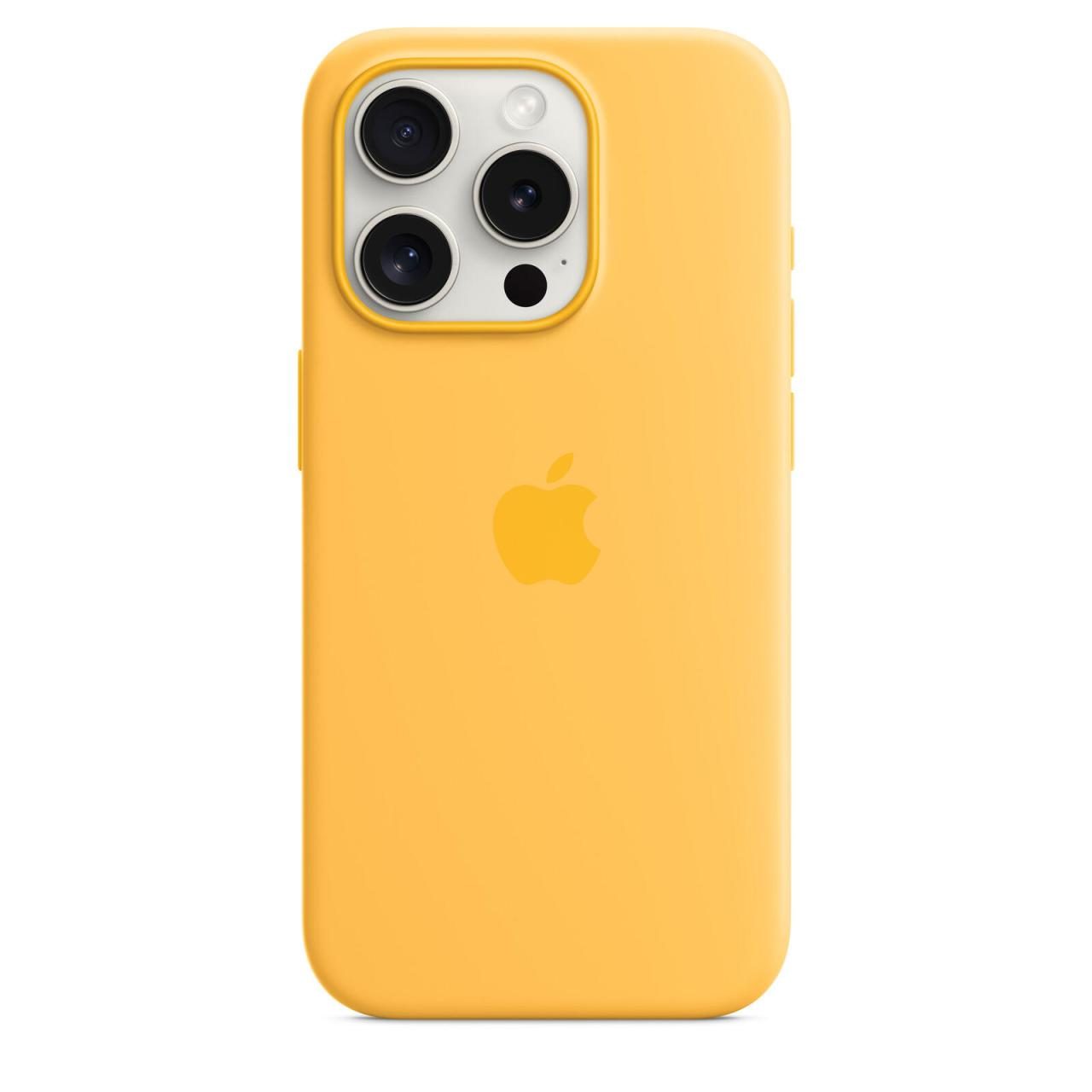 Apple iPhone 15 Pro Silikon Case mit MagSafe - Sonnenlicht von Apple