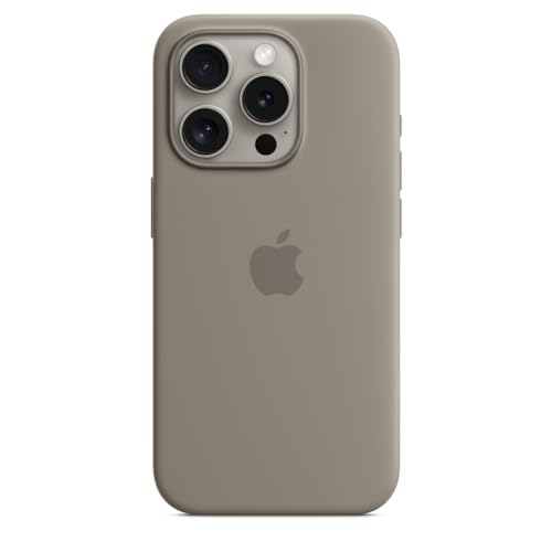 Apple iPhone 15 Pro Silikon Case mit MagSafe – Tonbraun Apple iPhone 15 Pro Silikon Case mit MagSafe – Tonbraun von Apple