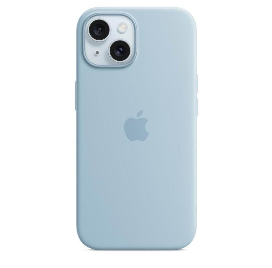 Apple iPhone 15 Silikon Case mit MagSafe - Hellblau von Apple