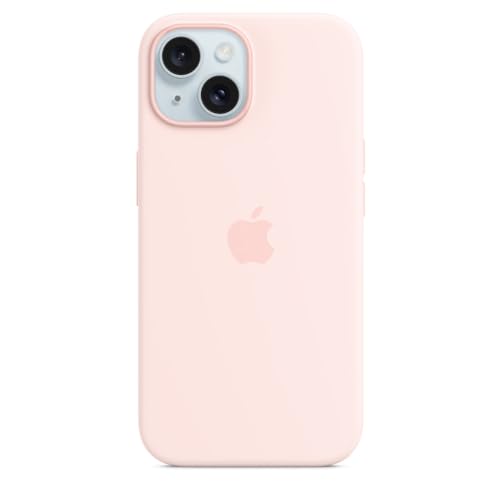 Apple iPhone 15 Silikon Case mit MagSafe – Hellrosa ​​​​​​​ von Apple