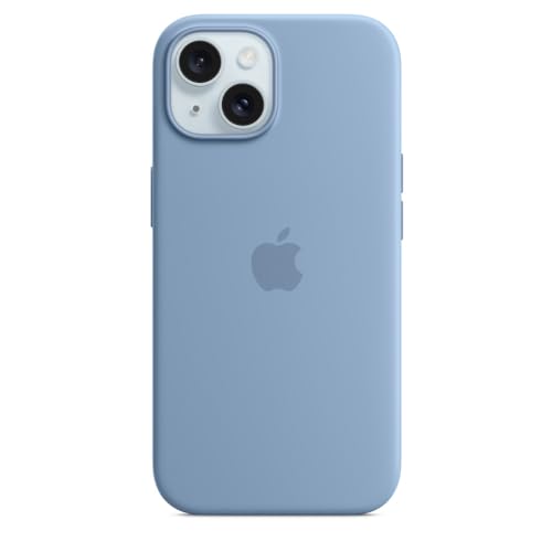 Apple iPhone 15 Silikon Case mit MagSafe – Winterblau ​​​​​​​ von Apple