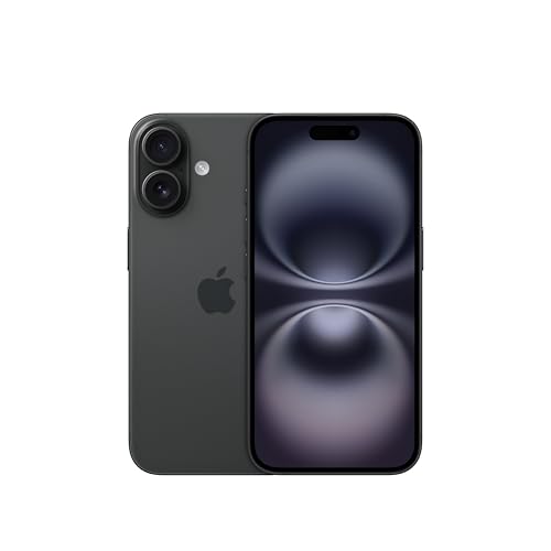 Apple iPhone 16 256 GB: 5G Handy mit Kamerasteuerung, A18 Chip und einem echten Boost für die Batterie. Funktioniert mit AirPods, Schwarz Apple iPhone 16 256 GB: 5G Handy mit Kamerasteuerung, A18 Chip und einem echten Boost für die Batterie. Funktioniert mit AirPods, Schwarz von Apple