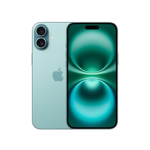 Apple iPhone 16 Plus 256 GB: 5G Handy mit Kamerasteuerung, A18 Chip und einem echten Boost für die Batterie. Funktioniert mit AirPods, Blaugrün Apple iPhone 16 Plus 256 GB: 5G Handy mit Kamerasteuerung, A18 Chip und einem echten Boost für die Batterie. Funktioniert mit AirPods, Blaugrün von Apple