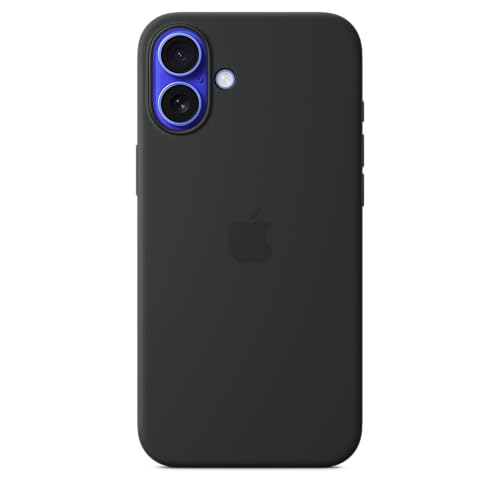 Apple iPhone 16 Plus Silikon Case mit MagSafe – Schwarz Apple iPhone 16 Plus Silikon Case mit MagSafe – Schwarz von Apple
