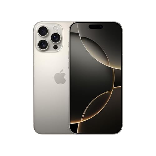 Apple iPhone 16 Pro, 256GB, Titan Natur (Generalüberholt) von Apple