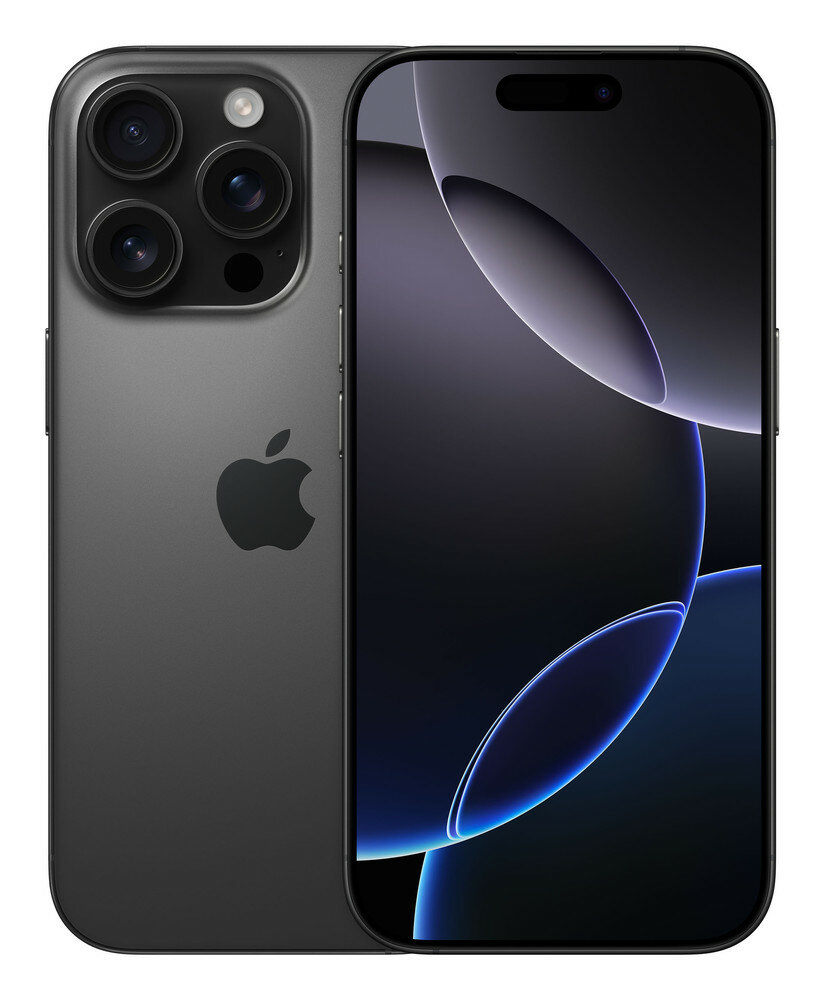 Apple iPhone 16 Pro 16 cm (6.3") Dual-SIM iOS 18 5G USB Typ-C 128 GB Schwarz von Apple