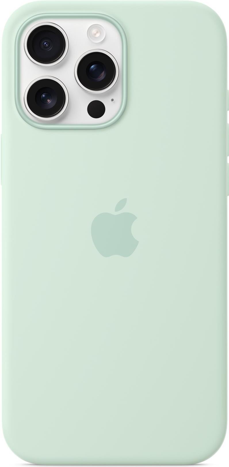 Apple iPhone 16 Pro Max Silicone Case with MagSafe - Aquamarine (MDGY4ZM/A) von Apple
