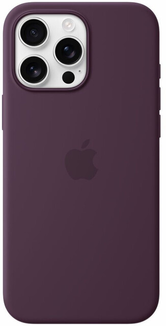 Apple iPhone 16 Pro Max Silikon Case mit MagSafe pflaume Apple iPhone 16 Pro Max Silikon Case mit MagSafe pflaume von Apple