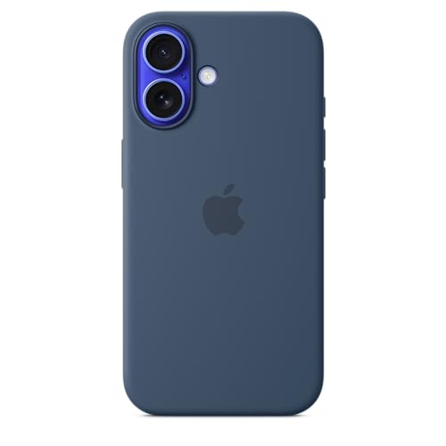 Apple iPhone 16 Silikon Case mit MagSafe – Denim Apple iPhone 16 Silikon Case mit MagSafe – Denim von Apple