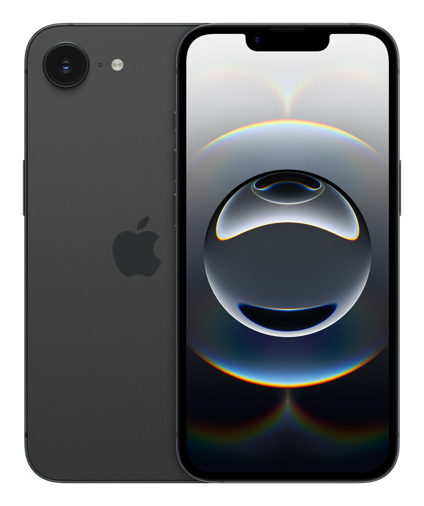 Apple iPhone 16e 15,5 cm (6.1") Dual-SIM iOS 18 5G USB Typ-C 128 GB Schwarz von Apple