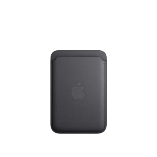 Apple iPhone Feingewebe Wallet mit MagSafe – Schwarz ​​​​​​​ von Apple