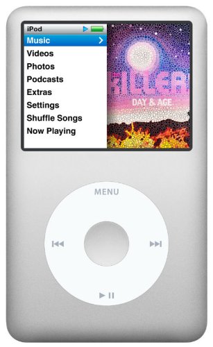 Apple iPod Classic 160 GB MP4 Player silber (Renewed) von Apple