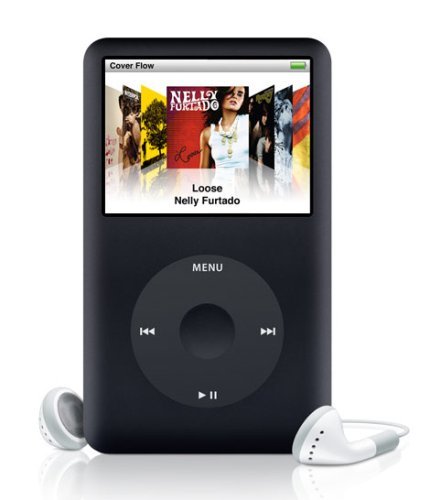 Apple iPod Classic Video MP3 / MP4 Musik-Player (80 GB (6. Generation), Schwarz von Apple