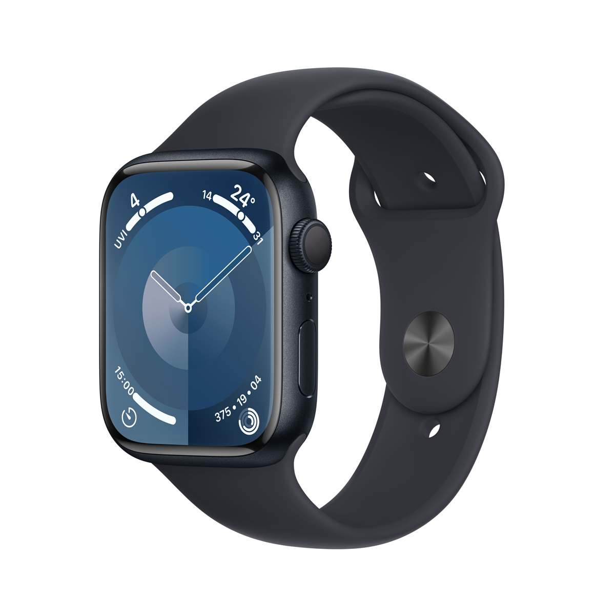 AppleWatch S9 Aluminium 45mm Mitternacht MR9A3QF/A Sportarmband Mitternacht M/L AppleWatch S9 Aluminium 45mm Mitternacht MR9A3QF/A Sportarmband Mitternacht M/L von Apple