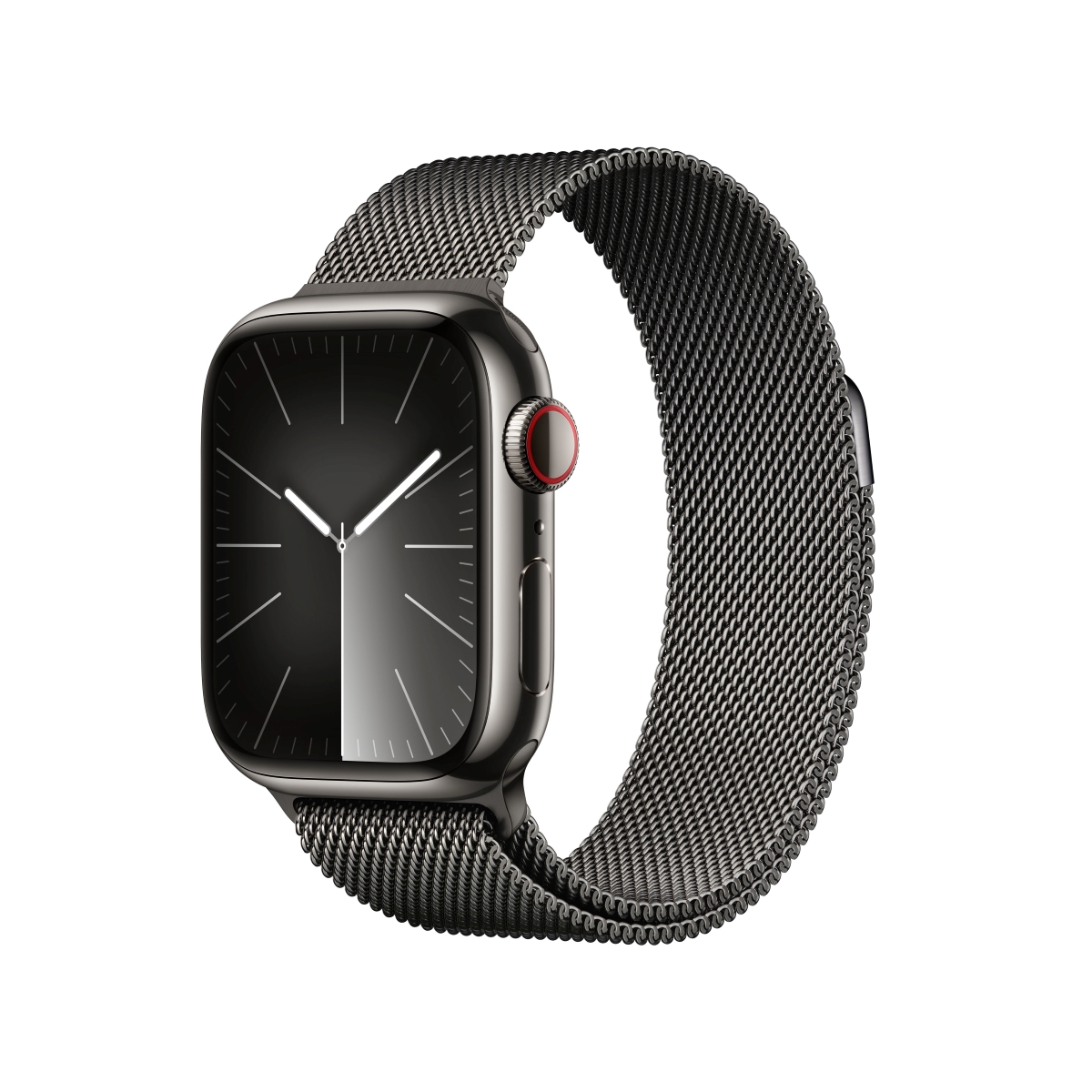 AppleWatch S9 Edelstahl Cellular 41mm Graphit MRJA3QF/A B-Ware Milanaise Graphit AppleWatch S9 Edelstahl Cellular 41mm Graphit MRJA3QF/A B-Ware Milanaise Graphit von Apple