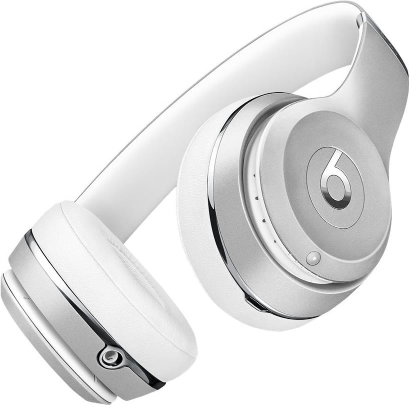 Apple Beats Solo3 - Kopfhörer mit Mikrofon - On-Ear - Bluetooth - kabellos - Geräuschisolierung - Silber (MT293ZM/A) von Apple