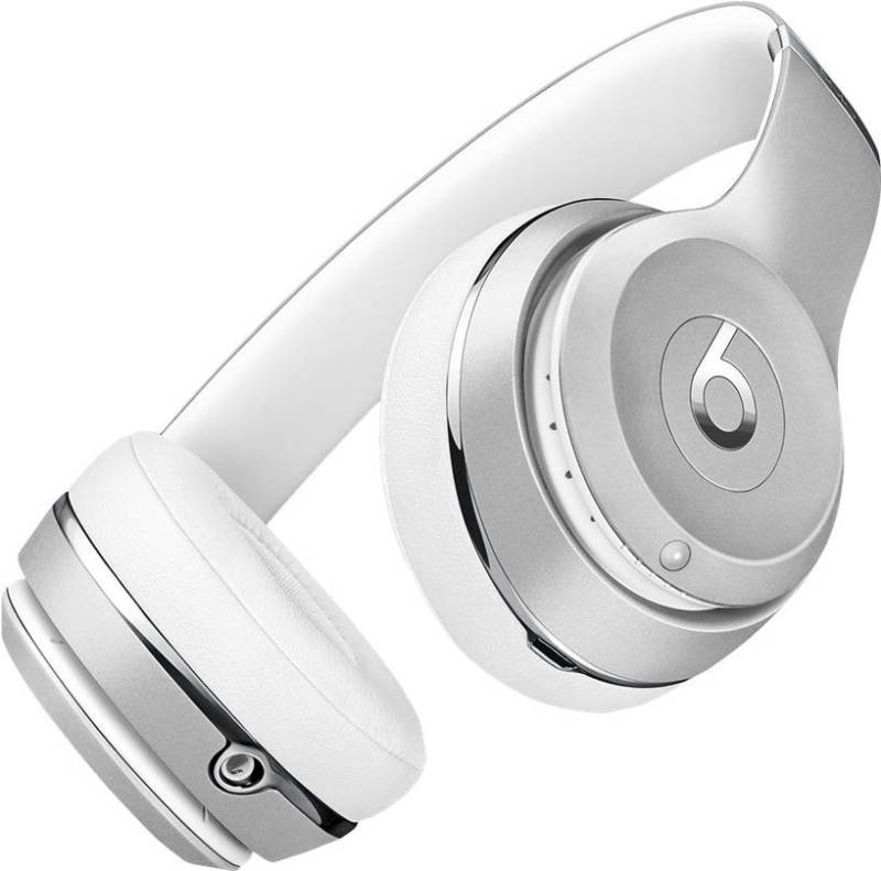 Apple Beats Solo3 - Kopfhörer mit Mikrofon - On-Ear - Bluetooth - kabellos - Geräuschisolierung - Silber (MT293ZM/A) von Apple