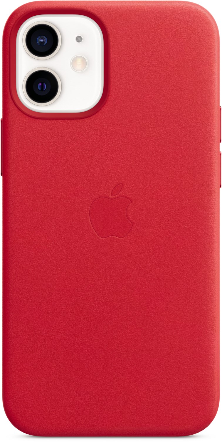 Leder Case mit MagSafe (PRODUCT)RED für iPhone 12 mini rot von Apple